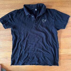 “Cockheart” London-based Embroidered Polo Shirt